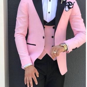 Korean Syle men's three-piece wedding ceremony suit