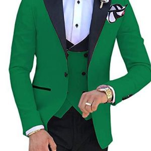 Korean Syle men's three-piece wedding ceremony suit