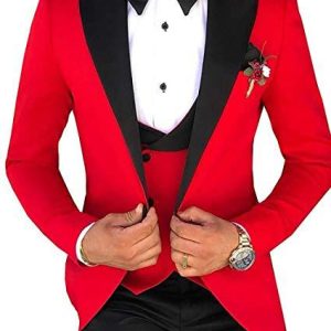 Korean Syle men's three-piece wedding ceremony suit