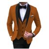 Suit suit men's three-piece dress wedding dress men's suit set decoration Korean version of the new dress