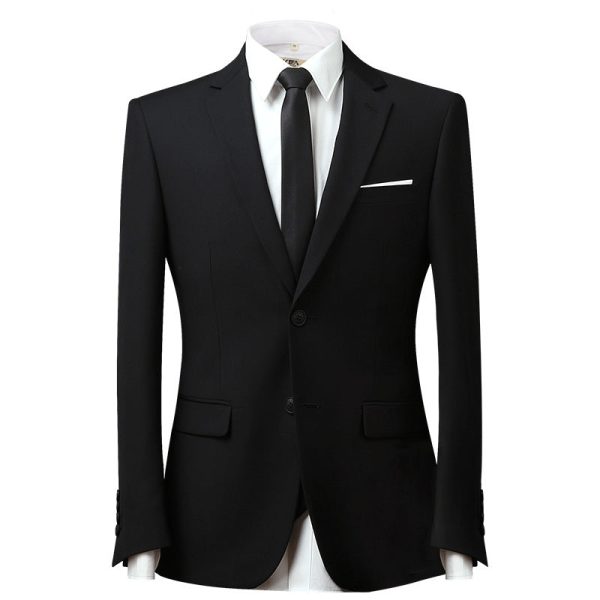 Business professional style hree-piece men's suit